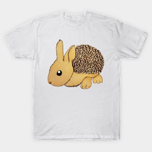 Bunny Hedgehog Drawing T-Shirt